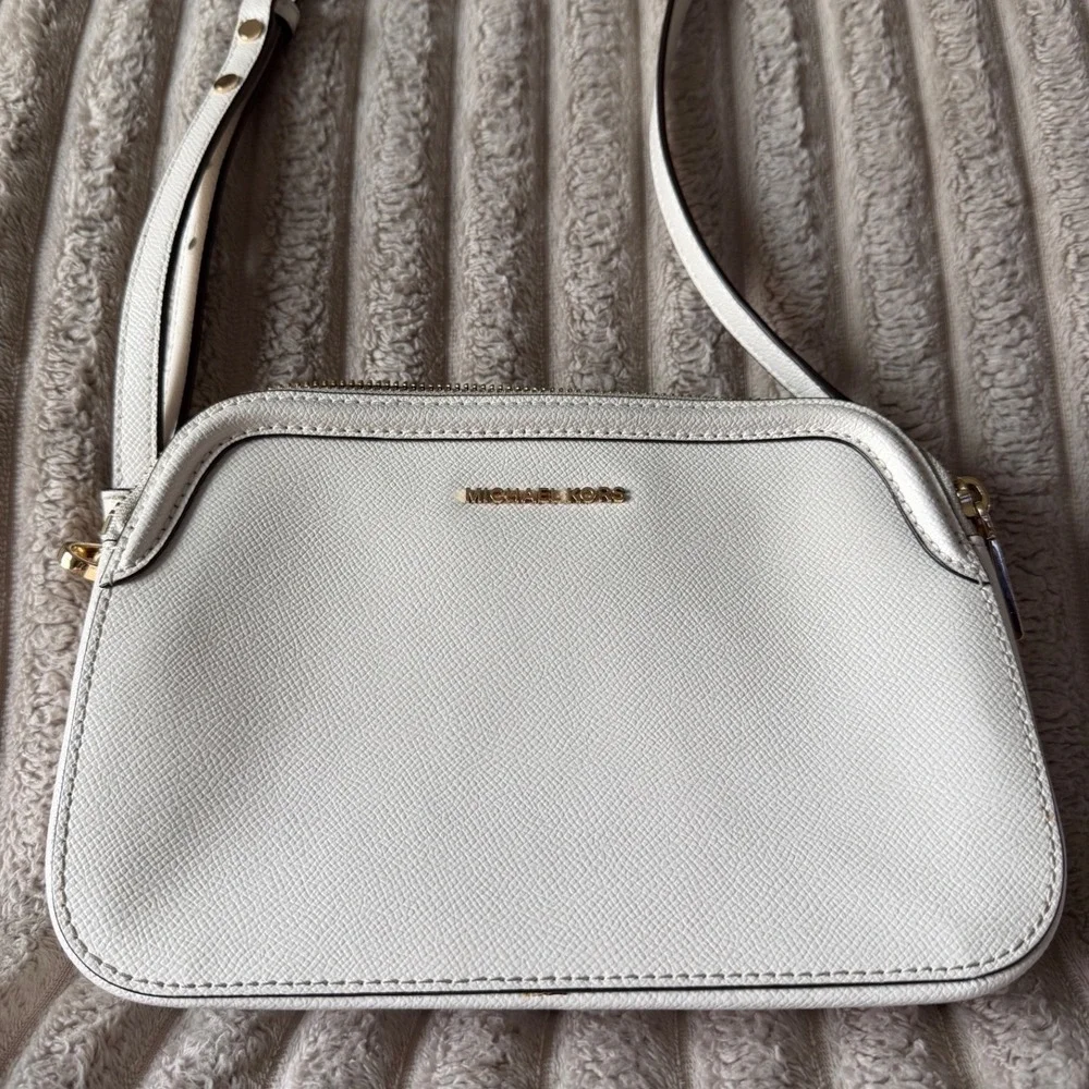 Michael Kors Houston  Crossgrain‎ Leather Double-Zip Crossbody